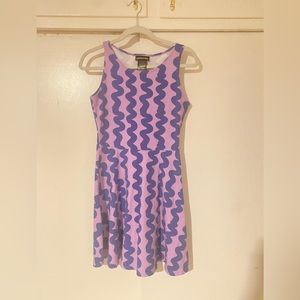 Nooworks squiggle Brenda dress sz S